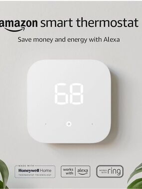 Amazon Smart Thermostat - White
